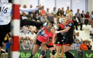 Après une correction face à Gyor, Foppa Pauletta et les Brestoises ont bien réagi contre Bucarest. (Photo Gauthier Le Roux)