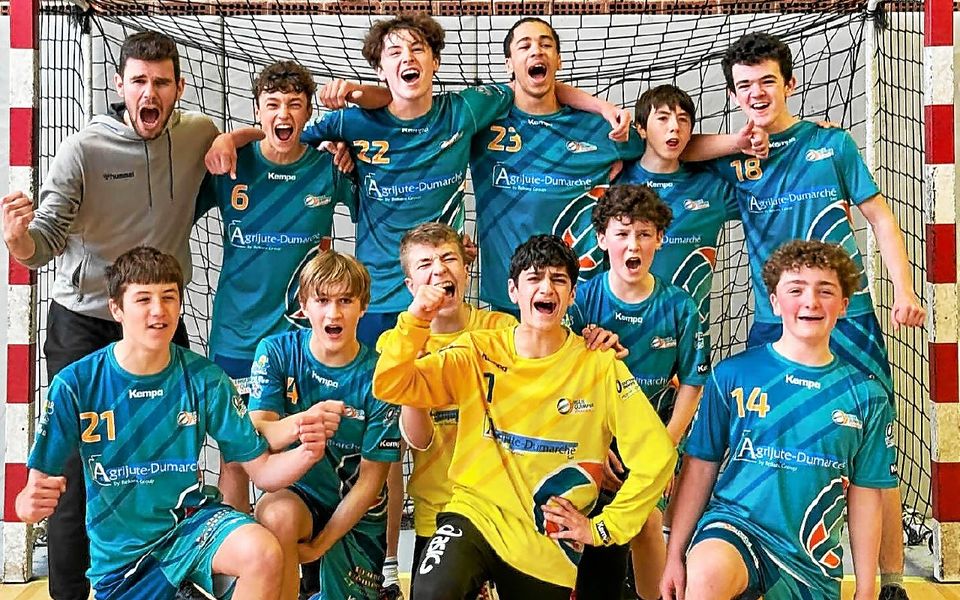 Les handballeurs garçons de moins de 15 ans ont décroché leur place pour la finale le 20 avril à Lanester (22) : « Félicitations aux gars, ils se sont vraiment battus jusqu’au bout. Vivement le 8 mai à domicile ! ». (Photo Damien Belhumeur)