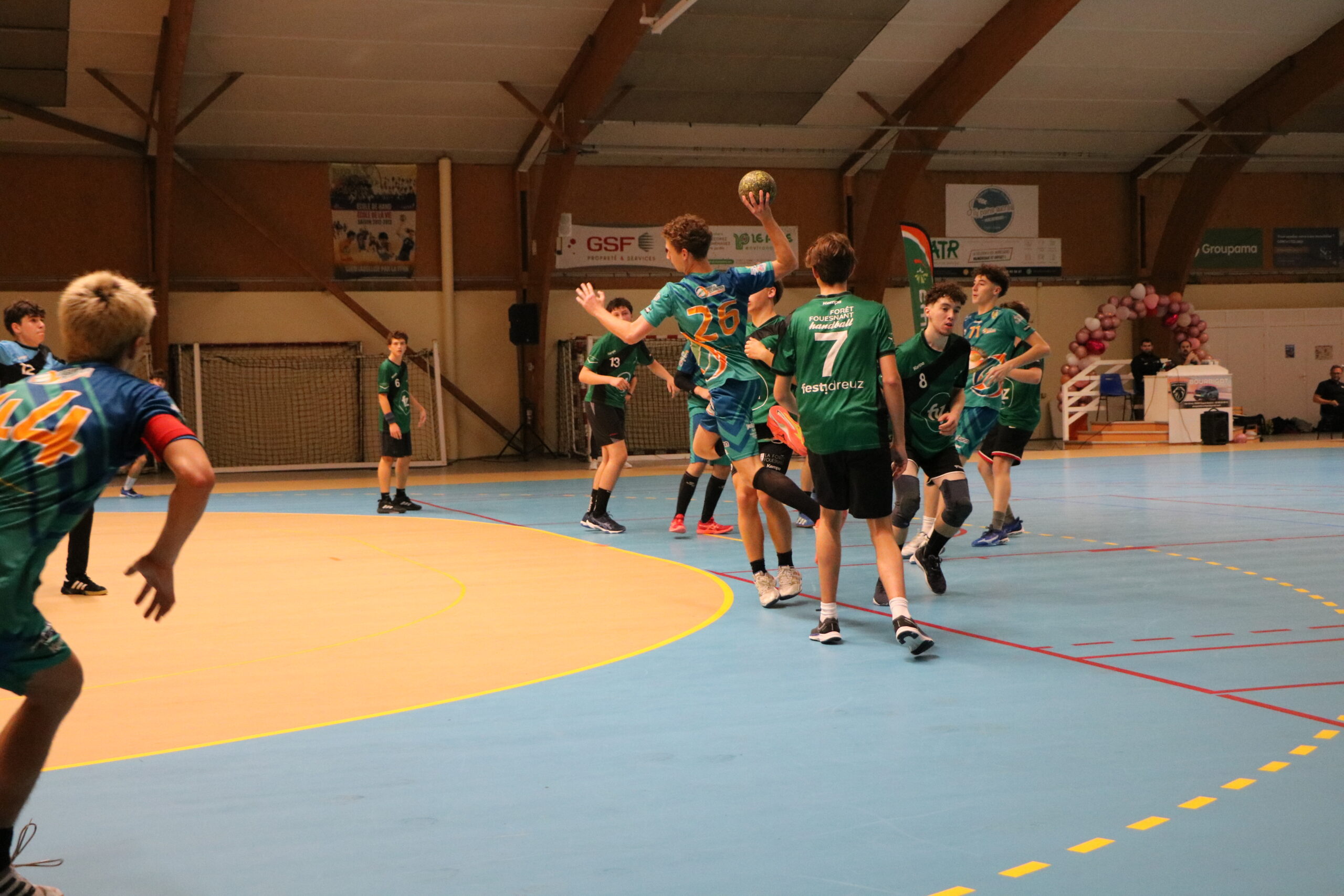 Action de match - U18 gars - Saison 25-26